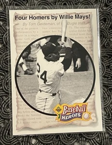 1993 Upper Deck Willie Mays Baseball Heroes San Francisco Giants #49 - Picture 1 of 2
