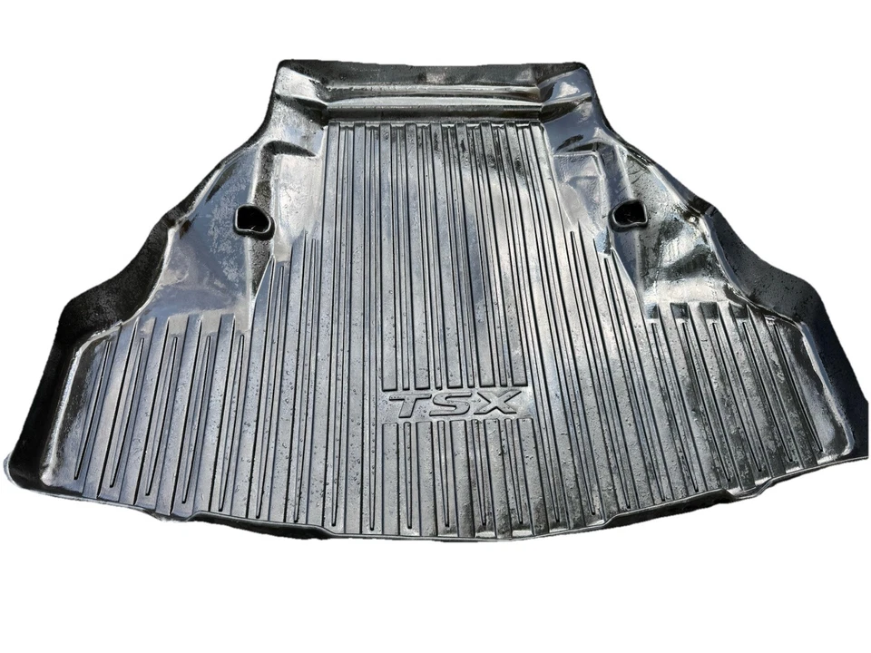 2009-2014 Acura TSX - All Weather Rubber Cargo Trunk Tray Floor Mat Black OEM - Image 1 of 1
