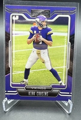 2021-Panini Playbook-#55-Kirk Cousins-Minnesota Vikings Quarterback - Image 1 of 2