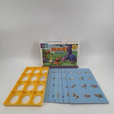 UNPUNCHED Winnie the Pooh Memory Game Milton Bradley Matching Game 1996 VINTAGE - Image 1 of 4
