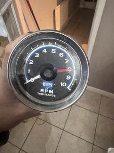 OEM Mopar 10,000 RPM Chrysler Parts Tachometer 3514430 Hustle Stuff 70s RARE - Picture 1 of 8
