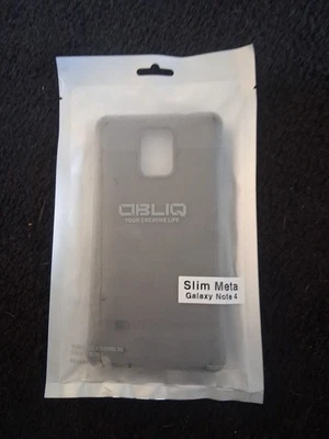 Obliq Galaxy Note 4 Slim Meta Case Titanium Space Gray - Image 1 of 3