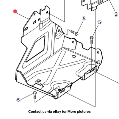 Chevrolet Lumina S 2009 bandeja de batería usada OEM 92220280 Foto 1 de 4