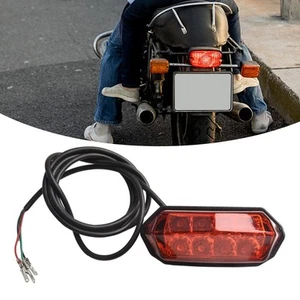 Red Brake Light Rear Taillight Accessories Motorcycle Scooter Reliable - Picture 1 of 21
