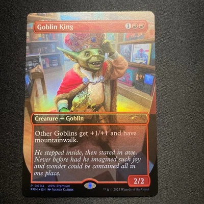 Goblin King FOIL Promo Magic The Gathering Card Collectible - Image 1 of 2