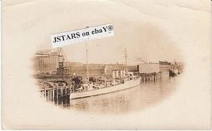 um 1918 USS WATERS ? WICKES KLASSE ZERSTÖRER POSTKARTE RPPC - Bild 1 von 1