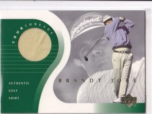 2001 UD UPPER DECK GOLF BRANDT JOBE TOUR THREADS EVENT USED SHIRT - Bild 1 von 1