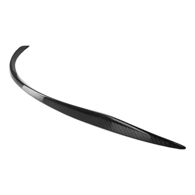 For 15-16 Mercedes W205 C63 Gloss Black Carbon Fiber Rear Trunk Spoiler Wing - Image 1 of 4
