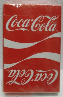 COCA~COLA BRIDGE PLAYING CARDS DECK NEVER OPENED - Image 1 of 4
