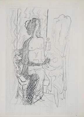 Georges Braque: Young Woman Cubist, Gravure Original - image 1 of 4