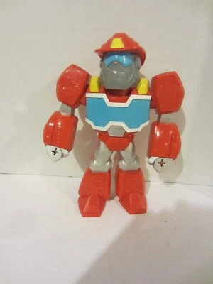 Playskool Red Transformers Rescue Bots 10" Hero- MegaMighties-Heatewave-(A590FB) - Image 1 of 4