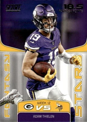 2019 Score Adam Thielen #FS-12 Fantasy Stars Minnesota Vikings 9K - Image 1 of 2