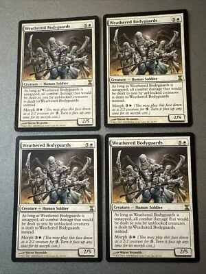 Weathered Bodyguards X4 Time Spiral Ex Conditions see pics Front Back - Image 1 of 4