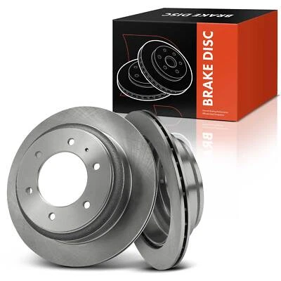 2Pcs New Rear Disc Brake Rotors for Honda Passport Acura SLX Isuzu Rodeo Trooper - Image 1 of 4