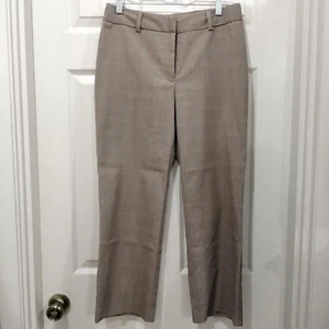 Tailor B. Moss Stretch Damen lange Caprihose/Hose braun kariert Größe 4 - Bild 1 von 9
