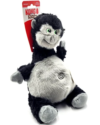 KONG Belly Knots Gorilla M/L Durable Internal Rope Ball Squeaky Plush Dog Toy 9" - Image 1 of 4