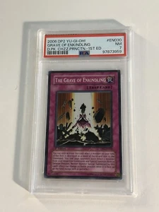 2006 Yu-Gi-OH! Grave of Enkindling DP2-EN030 Chazz Princeton 1st Edition PSA 7 - Picture 1 of 2