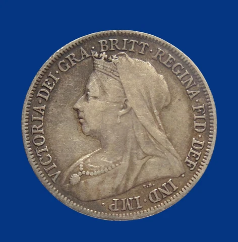 great britain 1 shilling 1899 world coin Cover