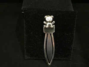 SEGNALIBRO IN ARGENTO CON ORSACCHIOTTO -GIOIELLERIA OTTAVIANI-ROMA - Imagen 1 de 2