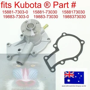 fits Kubota Water Pump & Gasket D722 D662 D902 Z482 19883-73034 1E051-73034 - Bild 1 von 7