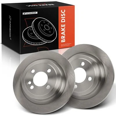 Rotores de freio a disco traseiros A-Premium 2x para Mini Cooper 2007 -2015 L3 1.5L 1.6L 2.0L - Imagem 1 de 4