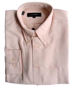 Pierre Cardin Shirt Long Sleeve Pink Button Down Collar Polynosic Sizes: L - XXL - Picture 1 of 6