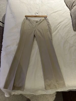 Pantalón de vestir acampanado de satén Stella McCartney, talla 44 Foto 1 de 2
