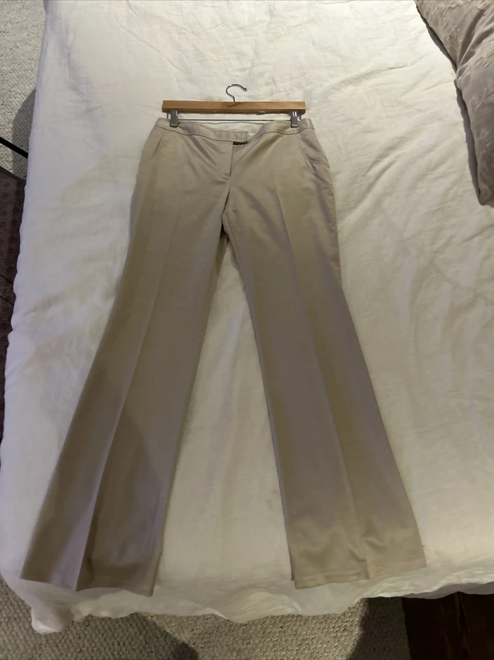 Stella McCartney Sateen Flare Dress Trousers, Size 44 - Image 1 of 2