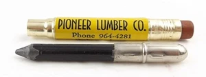 Vintage Pioneer Lumber Co. Ankeny Iowa Advertising Bullet Pencil - Picture 1 of 10