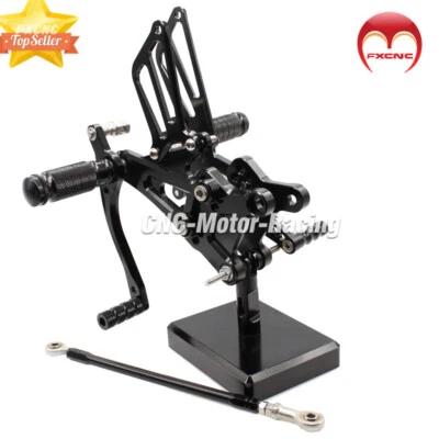 Para Honda CBR600 F4I 2001-2007 2002 2003 2005 CNC Reposapiés Pedal Foto 1 de 4