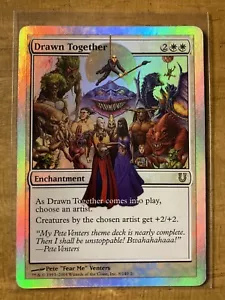 MTG✨DRAWN TOGETHER FOIL✨Unhinged NM/M RARE 2004 UNPLAYED P. Venters Artwork - Picture 1 of 2