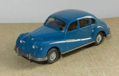 A Micro WIKING Ho 1/87 BMW 501 Blu Oltremare No. Box Fari Posteriori Dipinto - Immagine 1 di 3