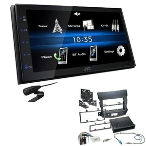 JVC 2 DIN Digital Autoradio Bluetooth für Citroen C-Crosser 2007-2012 schwarz - Bild 1 von 5