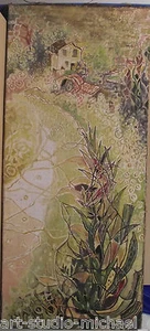 Otfried Mahnke: "Panel de pared decorativo temprano para una casa de campo italiana", aceite - Imagen 1 de 1