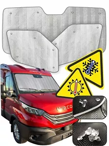 Cab thermal mat sun protection for Iveco Daily from 2014 - Picture 1 of 5