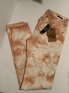 Maison Scotch Amsterdam Blauw NWT La Parisienne Women’s Skinny Tye Dye Jeans - Picture 1 of 10