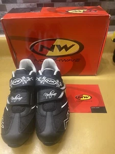 NEW Black Northwave Elisir Pro 40 6-1/2EU 7-1/2US 26cm Men's Mountain Bike Shoes - Picture 1 of 14