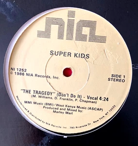 SUPER KIDS "THE TRAGEDY (DON'T DO IT)" OG 12" MARLEY MELIERT ** PLAY GRADED ** - Bild 1 von 6
