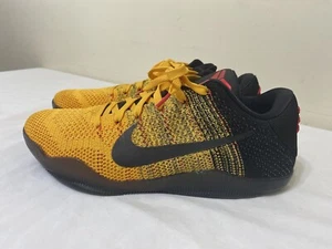 RARE 2016 Nike Kobe 11 University Gold/red/black Bruce Lee 822675-706 Men’s 10 - Picture 1 of 11