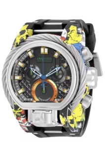 32804 Invicta Hombre 52mm Bolt Zeus Magnum Cuarzo Cronómetro Doble Movimiento Correa - Imagen 1 de 12