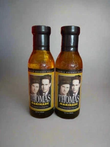 2 BOTTLES Thomas Gourmet Foods Marinade 14 oz Sauce Fish Chicken - Picture 1 of 6