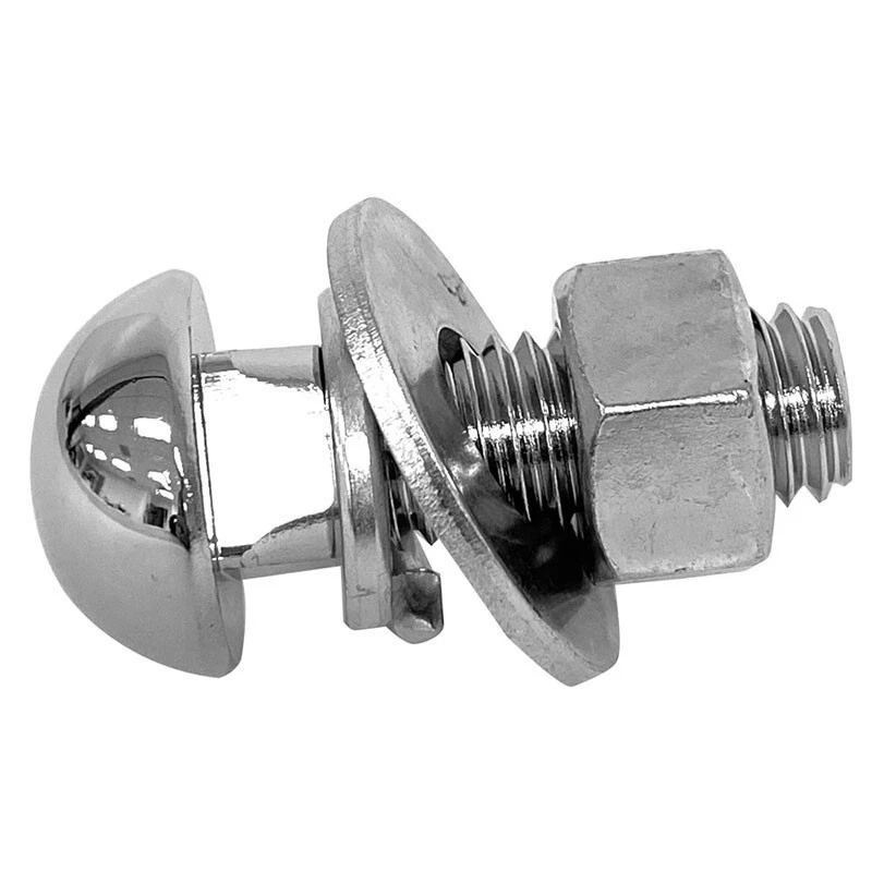 Camión Chevrolet 1947-72 con perno de parachoques cromado con hardware Foto 1 de 1