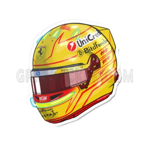 Lewis Hamilton 44 Ferrari Helmet - Bild 1 von 5
