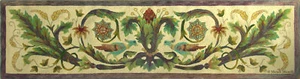 Rug Hooking Pattern "BASQUE FAIRY TALE" on natural linen - Picture 1 of 1