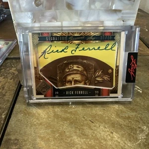 2025 Leaf Seasons In The Sun Rick Ferrell /30 Cut Signature Auto - Picture 1 of 3