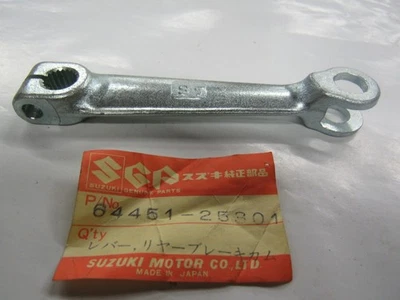 Nuevo de Lote Antiguo Suzuki RL250 74-75 PE175 78-79 Palanca de Leva de Freno Trasero 64451-25301 Foto 1 de 2