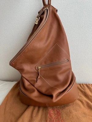 Mochila Loewe Anton con Bolsa para el Polvo Cuero Marrón Moda Accesorios Informal Foto 1 de 4