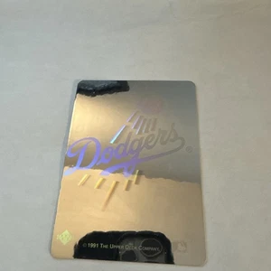 1991 Upper Deck L.A Dodgers MLB Baseball Team Hologram Sticker 3.5"x2.5" - Picture 1 of 2