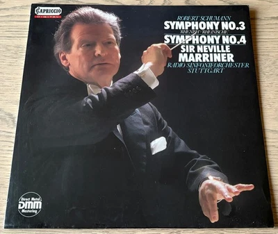 CAPRICCIO C 27 106 DIG SCHUMANN SYMPHS 3-4 LP MARRINER 1986 MINT SEALED GERMANY - Image 1 of 2