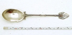 Gorham Sterlingsilber Servierlöffel Lotusmuster um 1865 - Bild 1 von 7